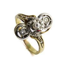 Anneau Goldside Femme in Or jaune Diamante AN.GS0012